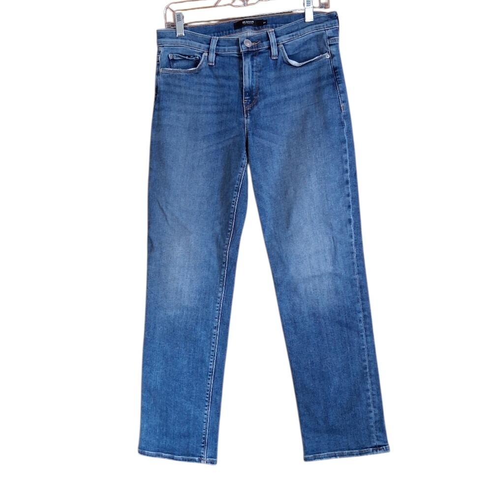 Hudson Nico Straight Rolled Jeans Size 29